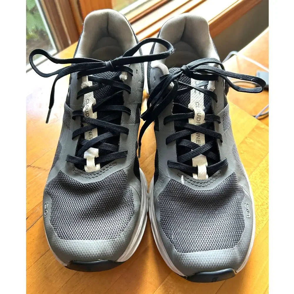 On Running Cloudrunner Black Gray Running Shoes Sneakers Womens 7.5 - Picture 9 of 9